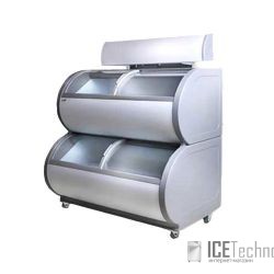 Двухярусный морозильный ларь Cool Head TD400 c канапе