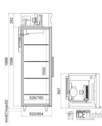 Холодильный шкаф POLAIR CM107-S (ШХ-0,7)